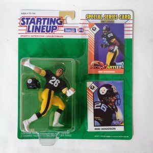 1993 Rod Woodson Pittsburgh Steelers Kenner Starting Lineup NFL football figure